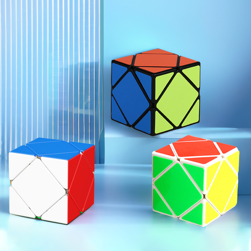 Puzzle Blank White - Cubo de Velocidad SENGSO Skewb sin