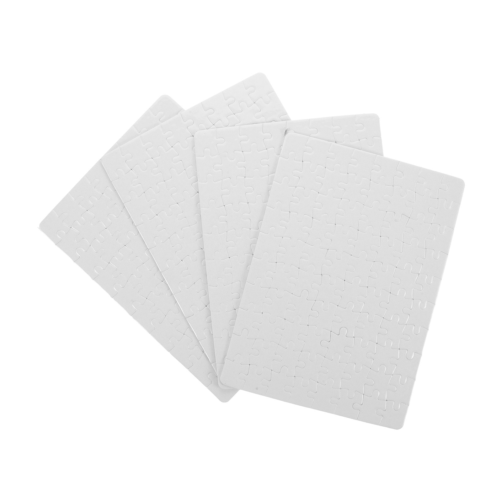 4 hojas de piezas de rompecabe - Puzzle Blank White reseña y precio