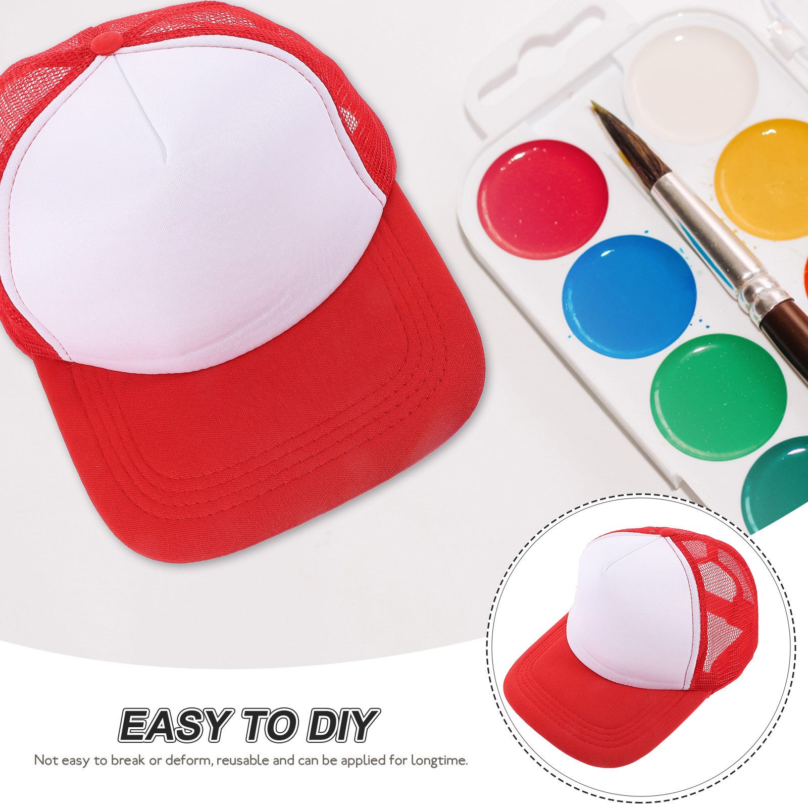 10 gorras de béisbol lisas, co - Hat Sublimation Blank reseña y precio